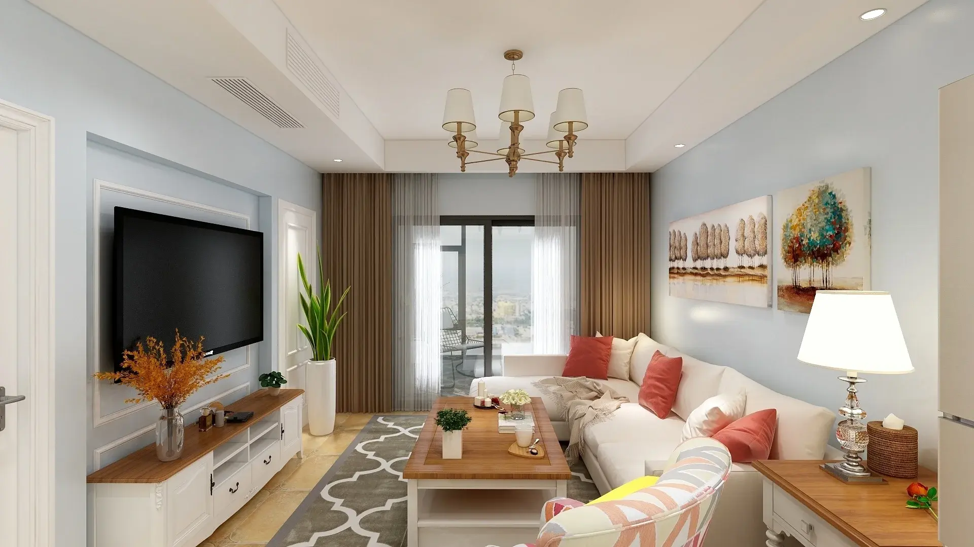 地板选了这种颜色，家里瞬间高大上起来，配色也不会踩雷！