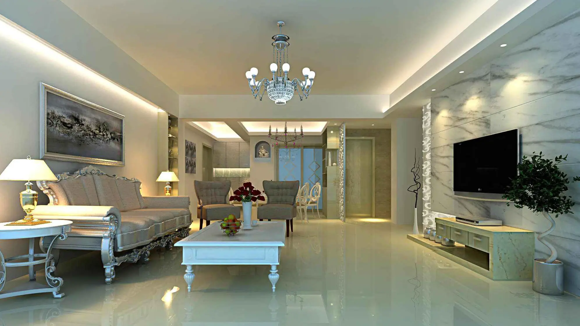 天然大理石地板的清洁与保养应该如何做(图1)