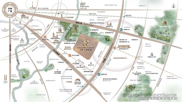 成都「万景公园道1号」销售中心电话_楼盘深度解析_项目优劣势分析_1月成交价格查询(图1)