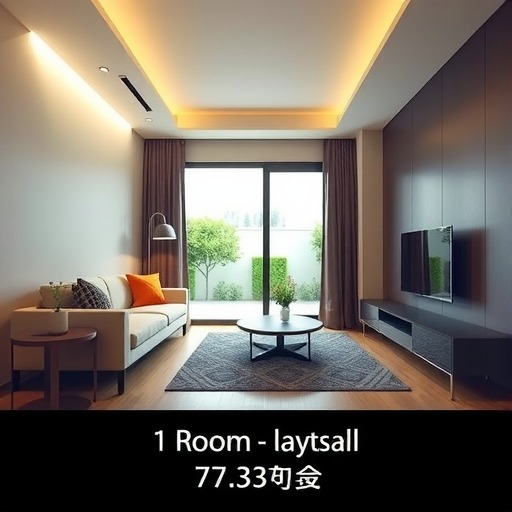 博客园 1室 1厅 77.33平米(图5)