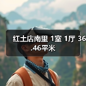 红土店南里 1室 1厅 36.46平米(图3) 红土店南里 1室 1厅 36.46平米(图3)