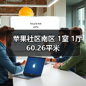 苹果社区南区 1室 1厅 60.26平米（图1）