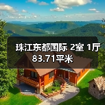 珠江东都国际 2室 1厅 83.71平米（图4）
