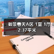 御景春天A区 1室 1厅 42.37平米（图1）