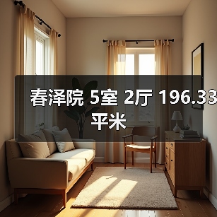 春泽院 5室 2厅 196.33平米（图1）