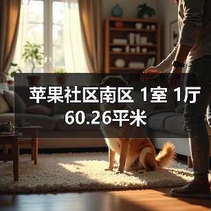 苹果社区南区 1室 1厅 60.26平米(图3) 苹果社区南区 1室 1厅 60.26平米(图3)