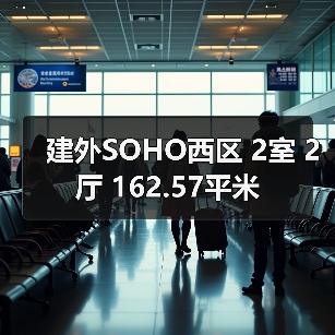 建外SOHO西区 2室 2厅 162.57平米（图1）