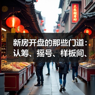 新房开盘的那些门道：认筹、摇号、样板间、交房周期，一次说清（图1）