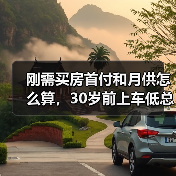 刚需买房首付和月供怎么算,30岁前上车低总价小三居的思路(图3) 刚需买房首付和月供怎么算,30岁前上车低总价小三居的思路(图3)