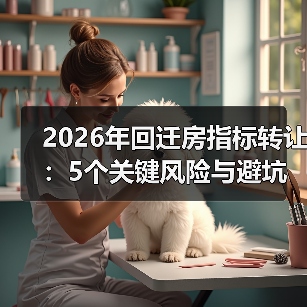 2026年回迁房指标转让：5个关键风险与避坑指南（图3）