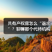 共有产权房怎么“退出”?聊聊那个代持机构和你的那份产权(图4) 共有产权房怎么“退出”?聊聊那个代持机构和你的那份产权(图4)