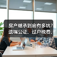房产继承到底有多坑?遗嘱公证、过户税费、法定继承顺序全攻略(图1) 房产继承到底有多坑?遗嘱公证、过户税费、法定继承顺序全攻略(图1)