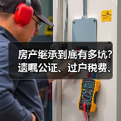 房产继承到底有多坑?遗嘱公证、过户税费、法定继承顺序全攻略(图3) 房产继承到底有多坑?遗嘱公证、过户税费、法定继承顺序全攻略(图3)