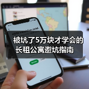 被坑了5万块才学会的长租公寓避坑指南(图1) 被坑了5万块才学会的长租公寓避坑指南(图1)