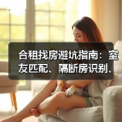 合租找房避坑指南:室友匹配、隔断房识别、水电平摊、宠物友好一次讲透(图4) 合租找房避坑指南:室友匹配、隔断房识别、水电平摊、宠物友好一次讲透(图4)